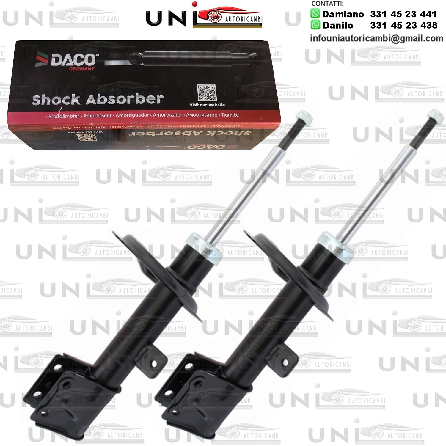 2 Ammortizzatori Anteriori a Gas Citroen C4 Coupé (LA)​ da 08.2000 a 07.2011