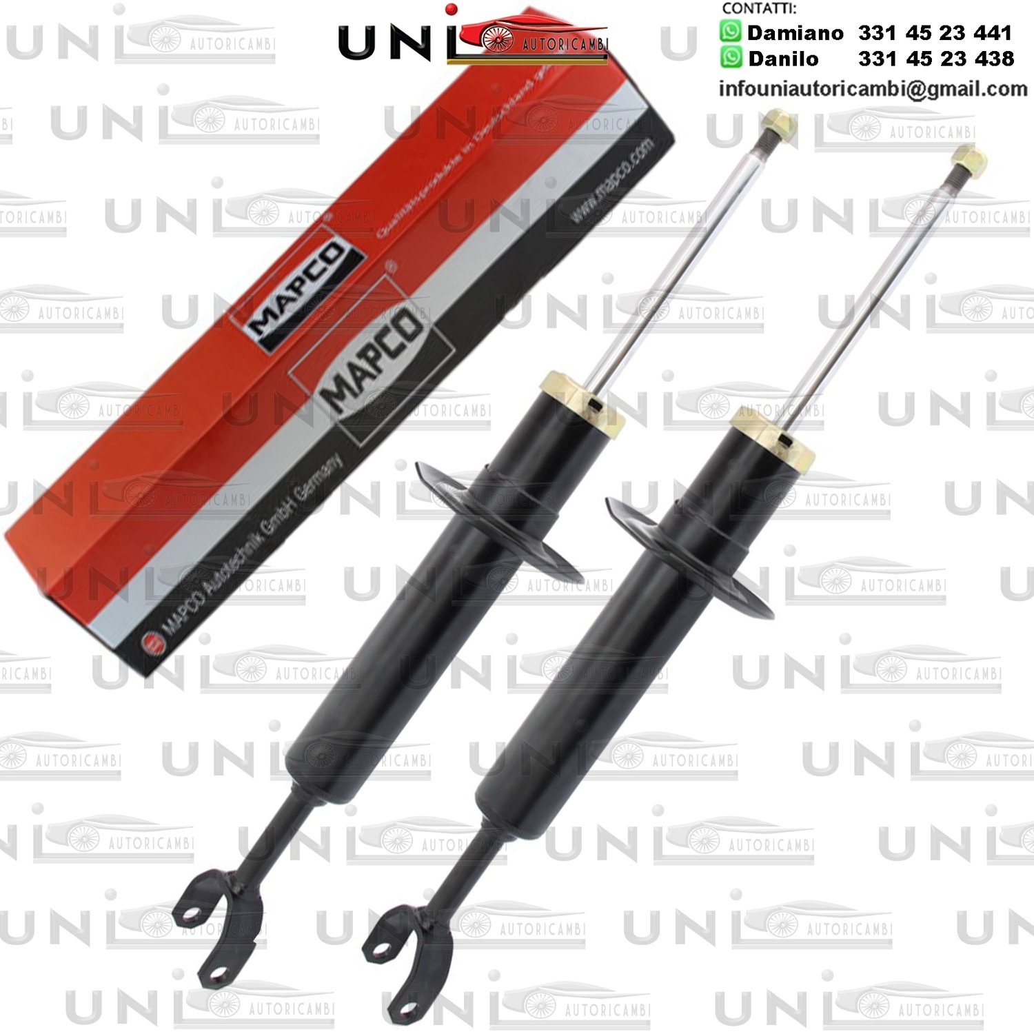 2 ​Ammortizzatori Anteriori Rinforzati a Gas Audi A6