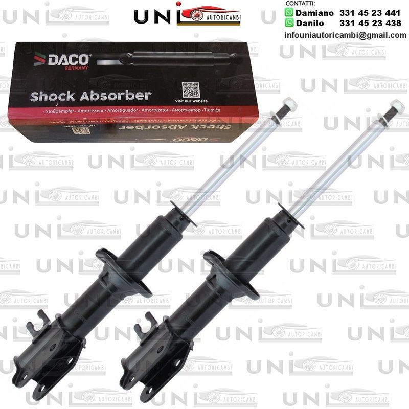 2 Ammortizzatori Anteriori a Gas Chevrolet Spark​ da 09.2000 a 12.2004​