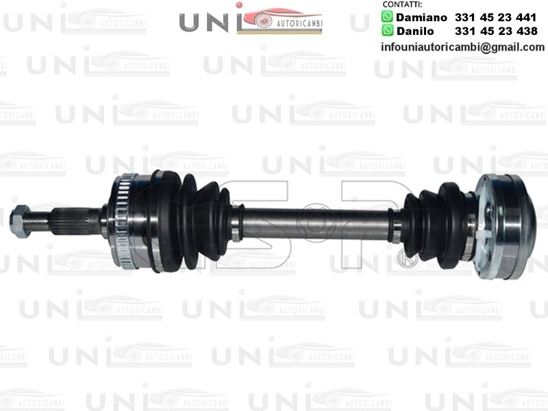 2 SEMIASSI ANTERIORI Bilaterali SX + DX / ALBERO MOTORE CAMBIO AUTOMATICO / VELOCITÀ MANUALE PER: MERCEDES CLASSE V 638/2 DAL 1997- / VITO AUTOBUS 638 DAL 1996- / VITO FURGONATO 638 DAL 1997-