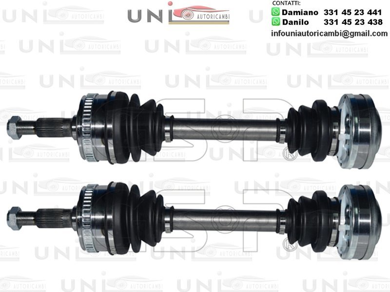2 SEMIASSI ANTERIORI Bilaterali SX + DX / ALBERO MOTORE CAMBIO AUTOMATICO / VELOCITÀ MANUALE PER: MERCEDES CLASSE V 638/2 DAL 1997- / VITO AUTOBUS 638 DAL 1996- / VITO FURGONATO 638 DAL 1997-