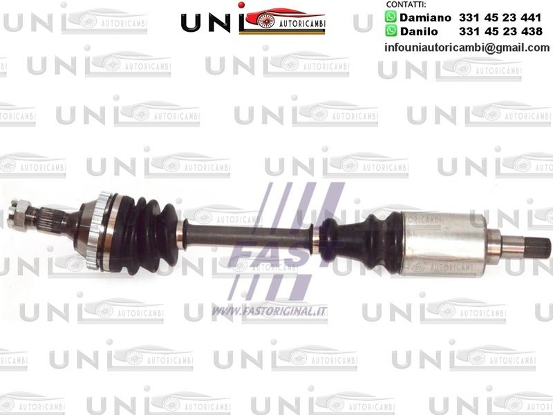 Albero motore / Semiasse ANTERIORE SINISTRO SX CITROEN XSARA DAL 1997- / BERLINGO DAL 1996- / BX DAL 1988- PEUGEOT RANCH  / GRAND RAID​  / PARTNER / URBANA DAL 1996-