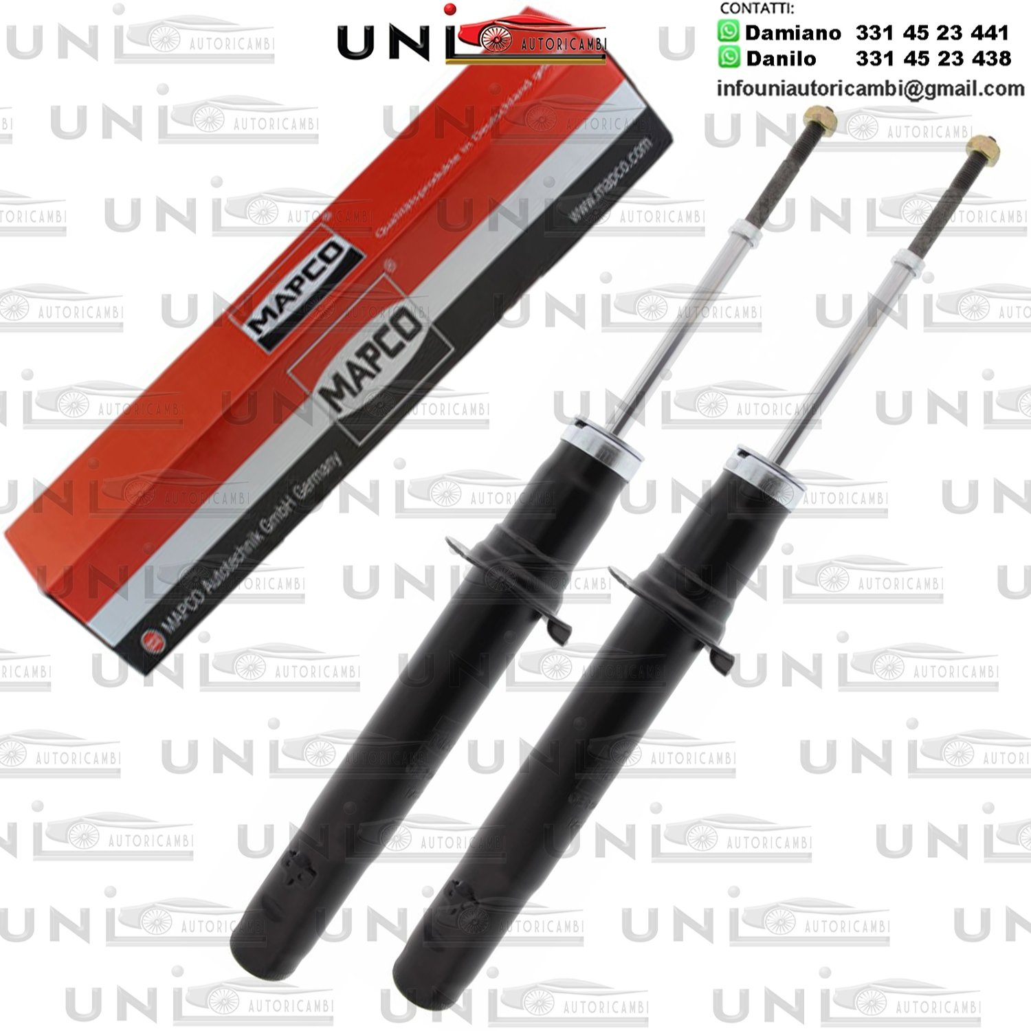 2 Ammortizzatori Anteriori Rinforzati Gas Mitsubishi GALANT V (E5A, E7A, E8A)​