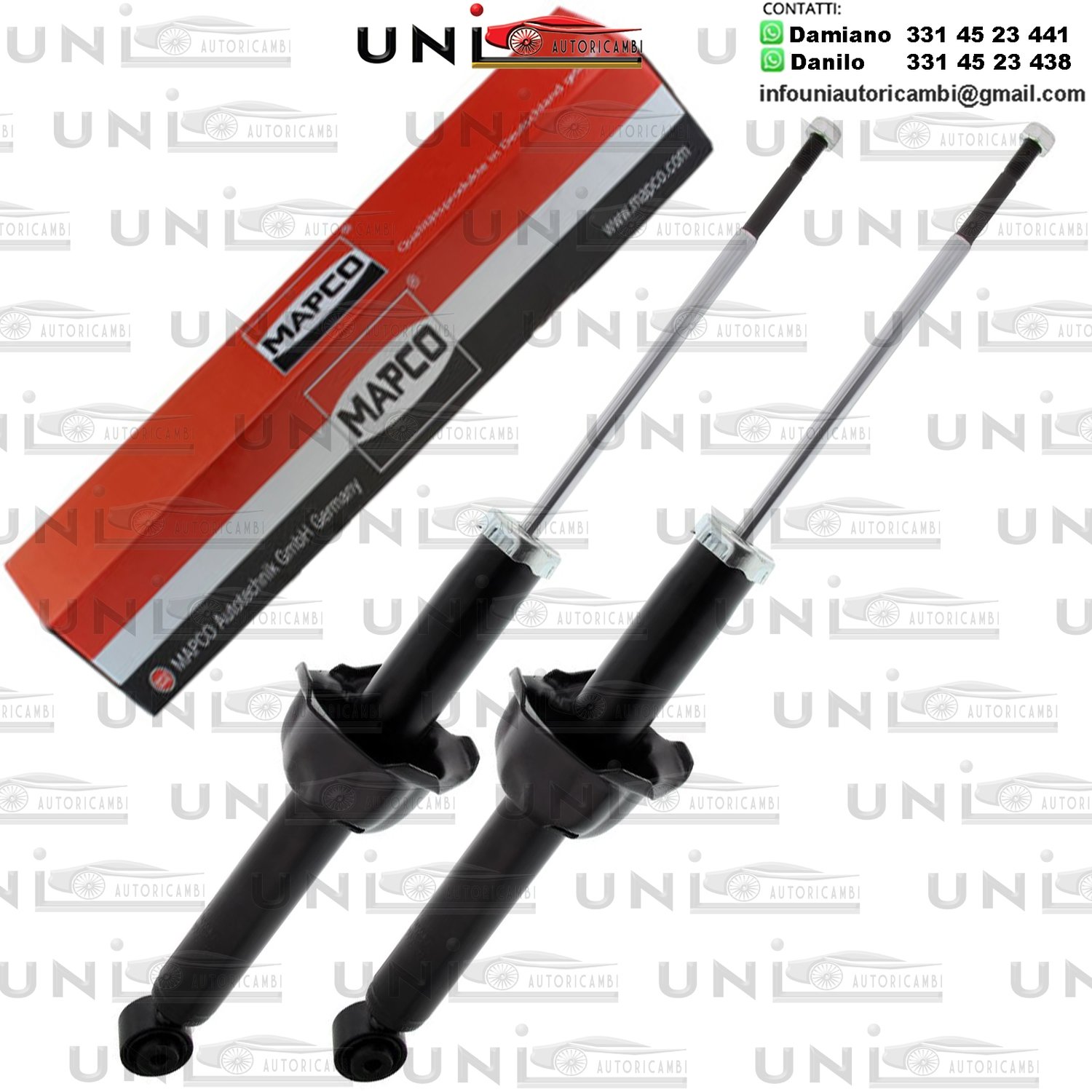 2 Ammortizzatori Posteriori Rinforzati a Gas Honda CR-V I (RD)​ da 10.1995 a 02.2002​​