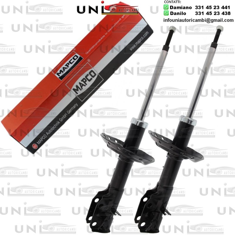 2 Ammortizzatori Anteriori Rinforzati a Gas Honda Jazz III (GE, GG, GP)​ da 07.2008 a -​