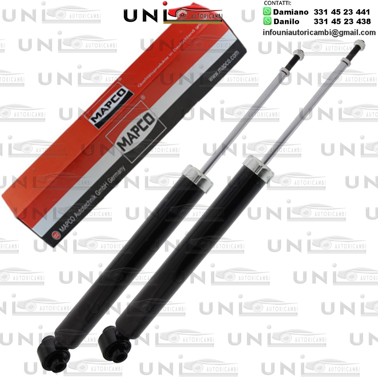 2 Ammortizzatori Posteriori Rinforzati a Gas Hyundai ix35 (LM, EL, ELH)​ da 01.2010 a -​