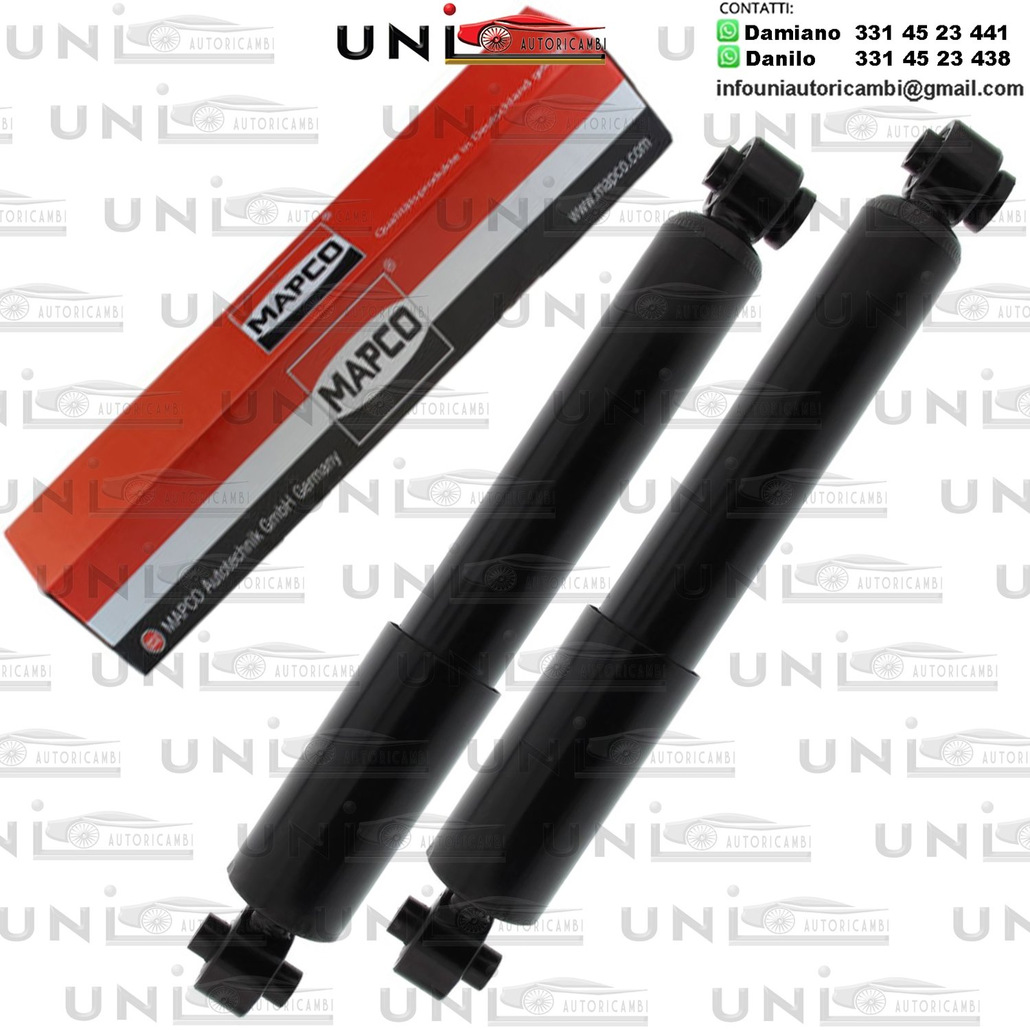 2 Ammortizzatori Posteriori Rinforzati a Gas Hyundai Accent IV (RB)​ da 11.2010 a -​