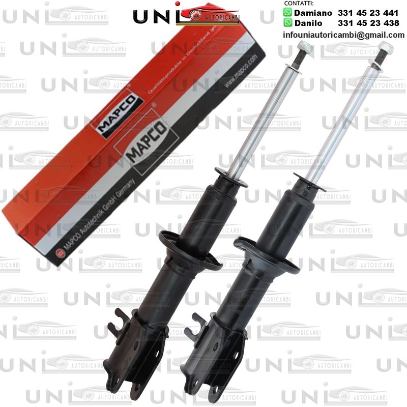 2 Ammortizzatori Anteriori Rinforzati a Gas Chevrolet Spark​ da 09.2000 a 12.2004​