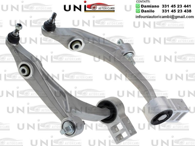 2 BRACCI ANTERIORI INFERIORI SINISTRO SX + DESTRO DX ALFA ROMEO 159 Brera Spider