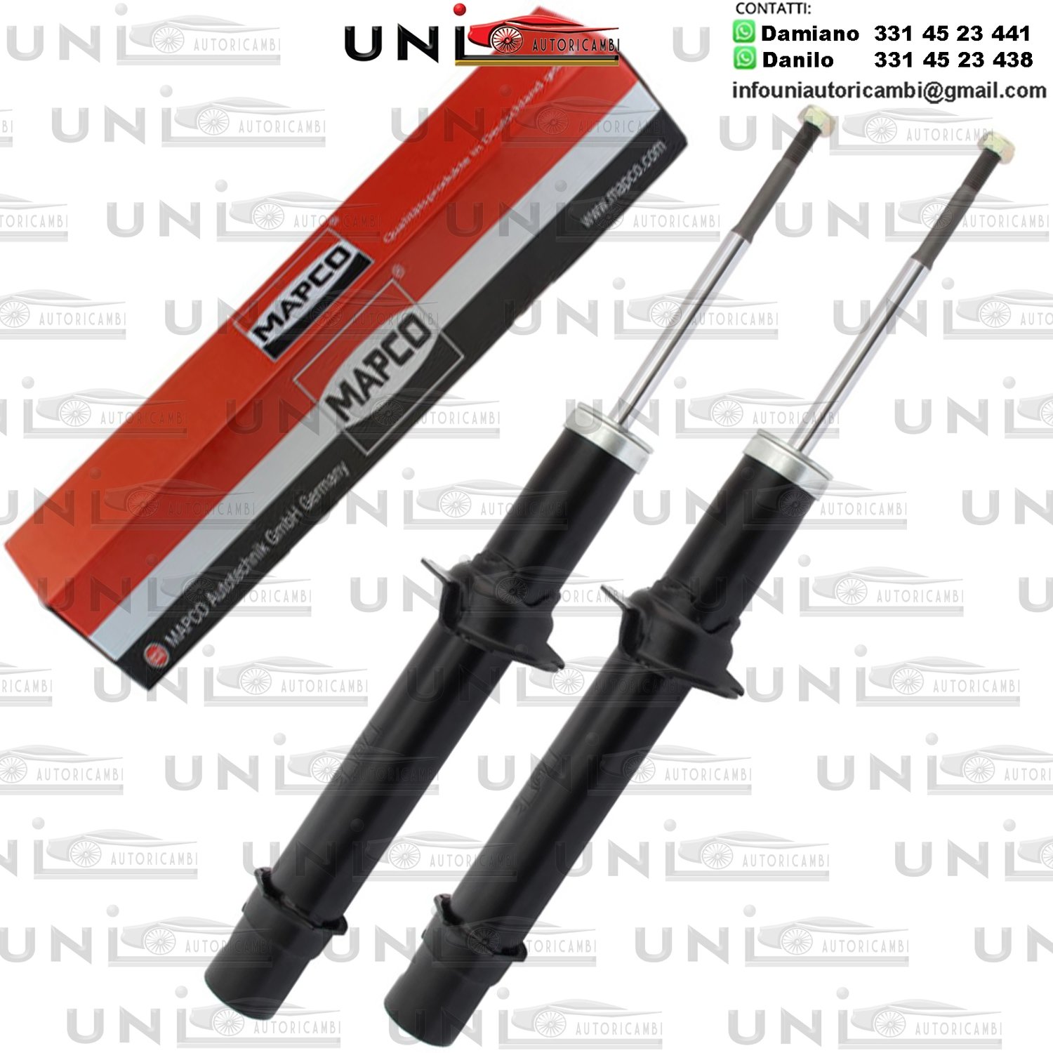 2 ​Ammortizzatori Anteriori Rinforzati a Gas HONDA ACCORD VII  / TOURER