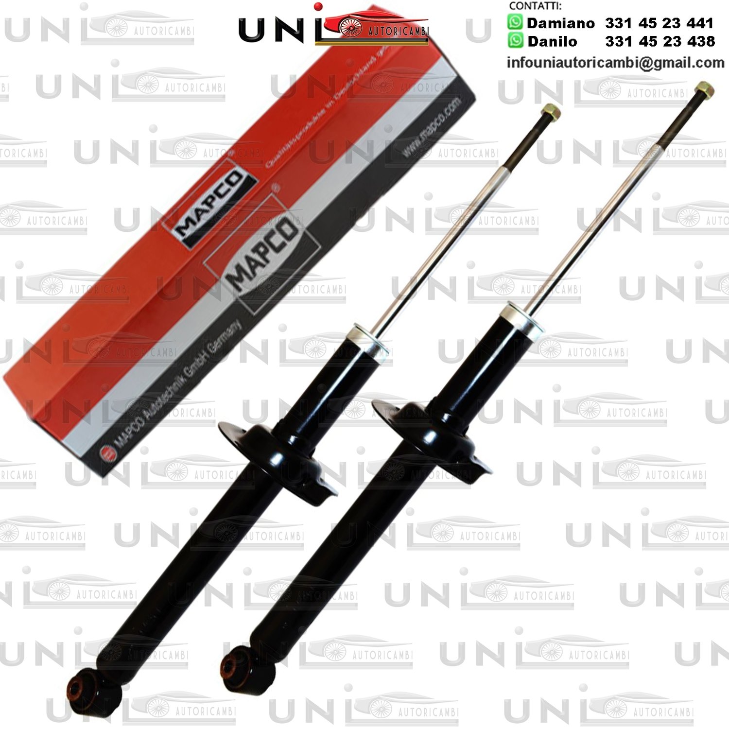 2 ​Ammortizzatori Posteriori Rinforzati a Gas HONDA ACCORD VII