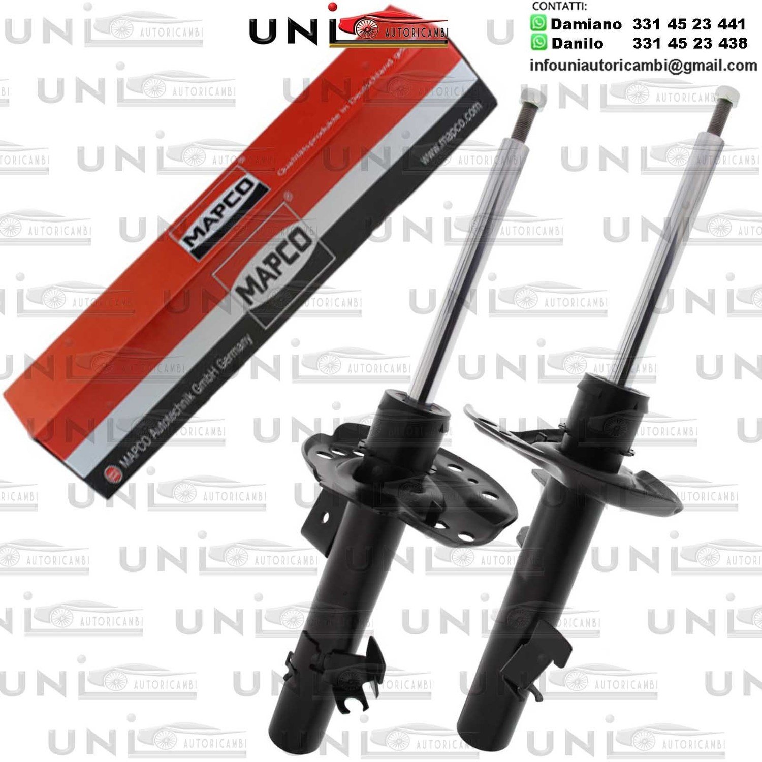 2 ​Ammortizzatori Anteriori Rinforzati a Gas FORD Mondeo IV / Tre volumi  / VOLVO