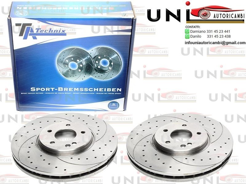 2X Dischi Sportivi Anteriori Chrysler Crossfire / Mercedes-Benz Classe CLK C208, A208, Classe E W210,S210, Classe SLK R170 , Chrysler Crossfire , Chrysler Crossfire Roadster