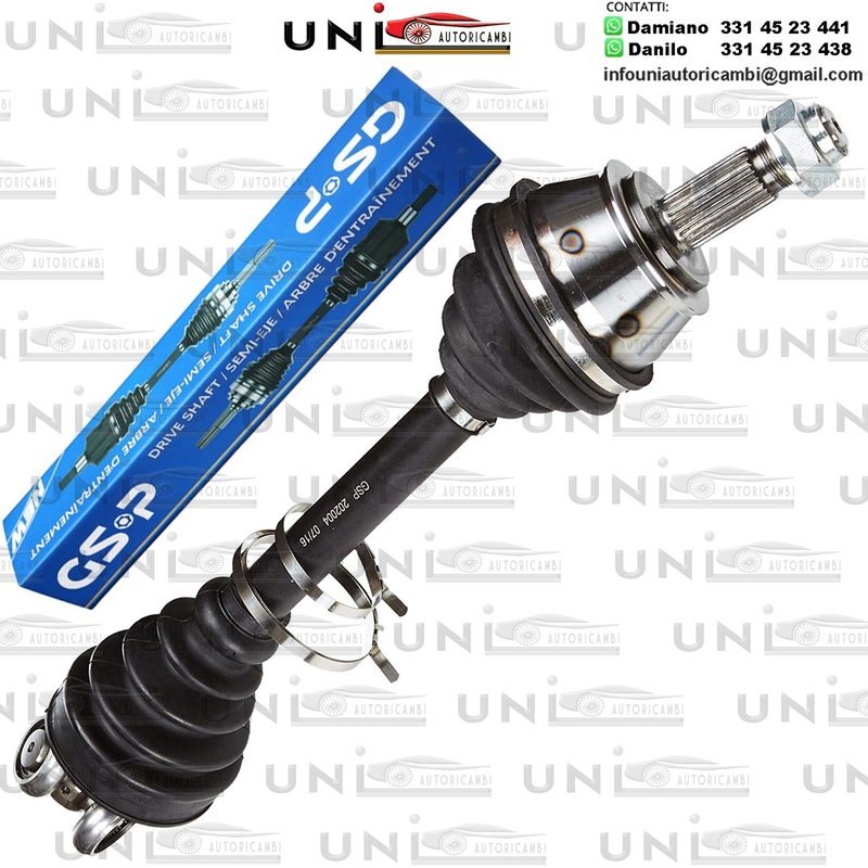 Semiasse Anteriore Destro Alfa Romeo 156 / Lancia Lybra da 07.1999 a 10.2005