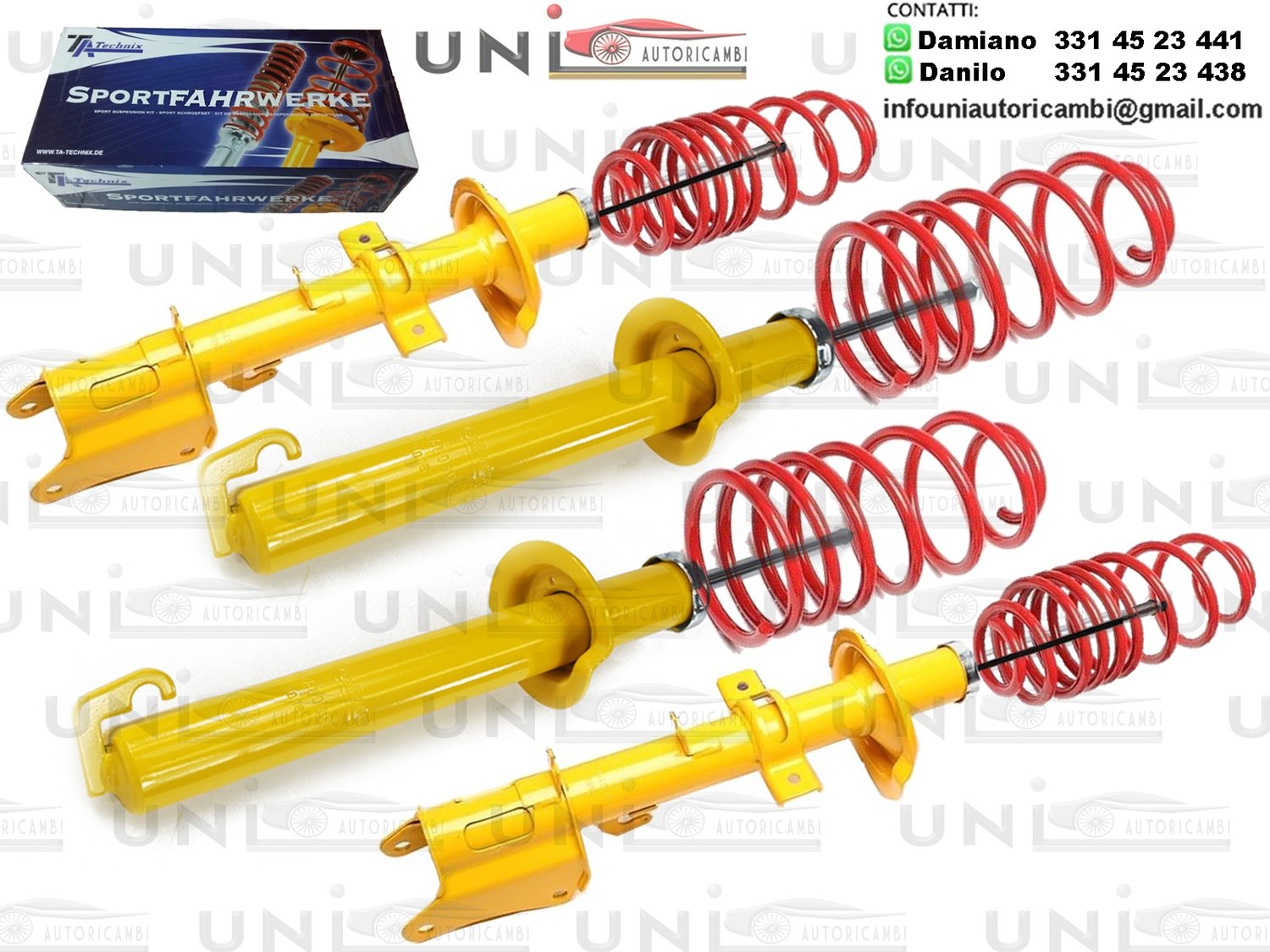 Kit Assetto Sportivo Fisso Tatechnix Alfa Romeo 147 (937) da 01.2001 a 05.2010