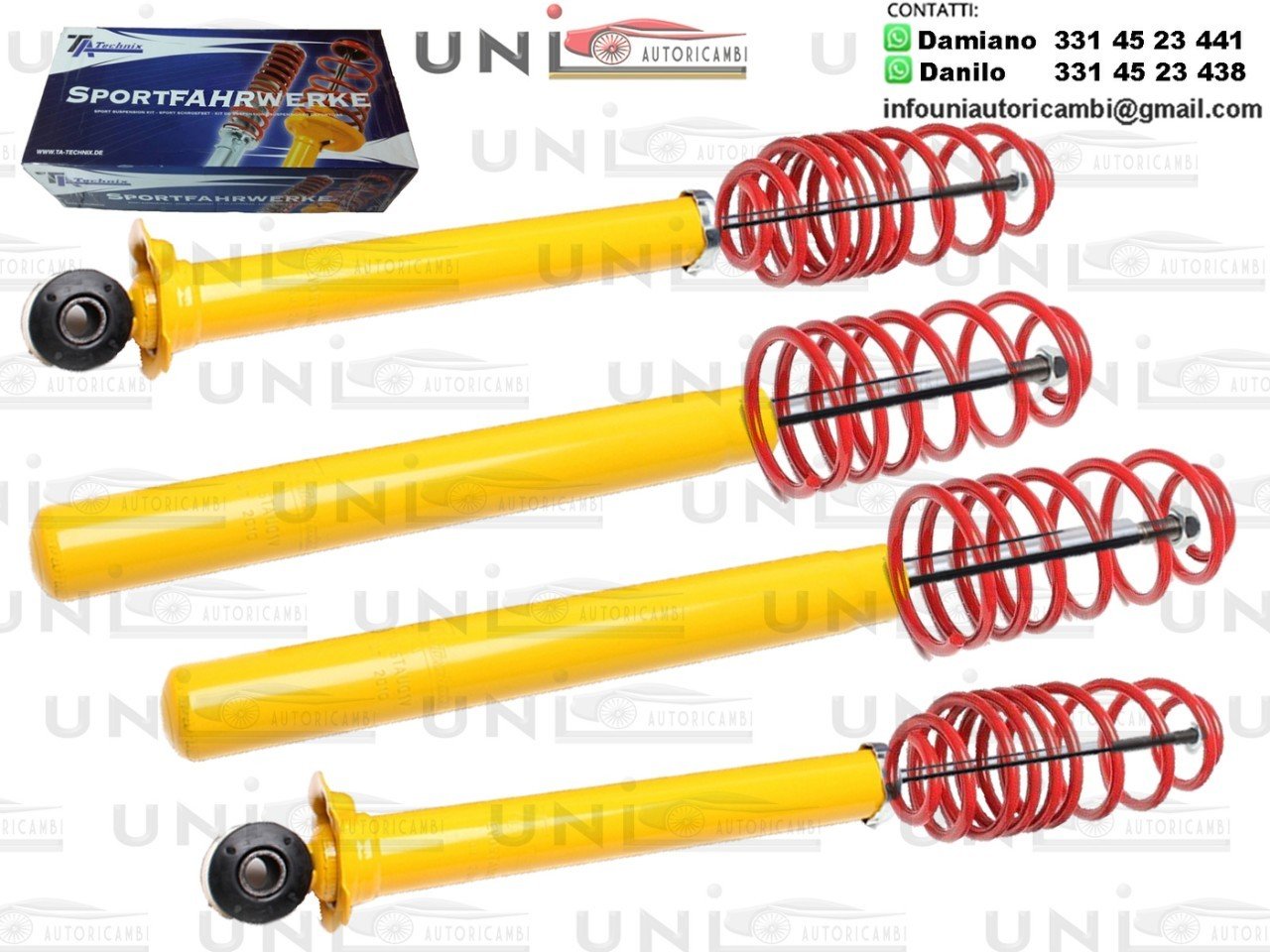 Kit Assetto Sportivo Fisso Tatechnix Audi 80 Avant (B4, 8C) da 1992 a 1996