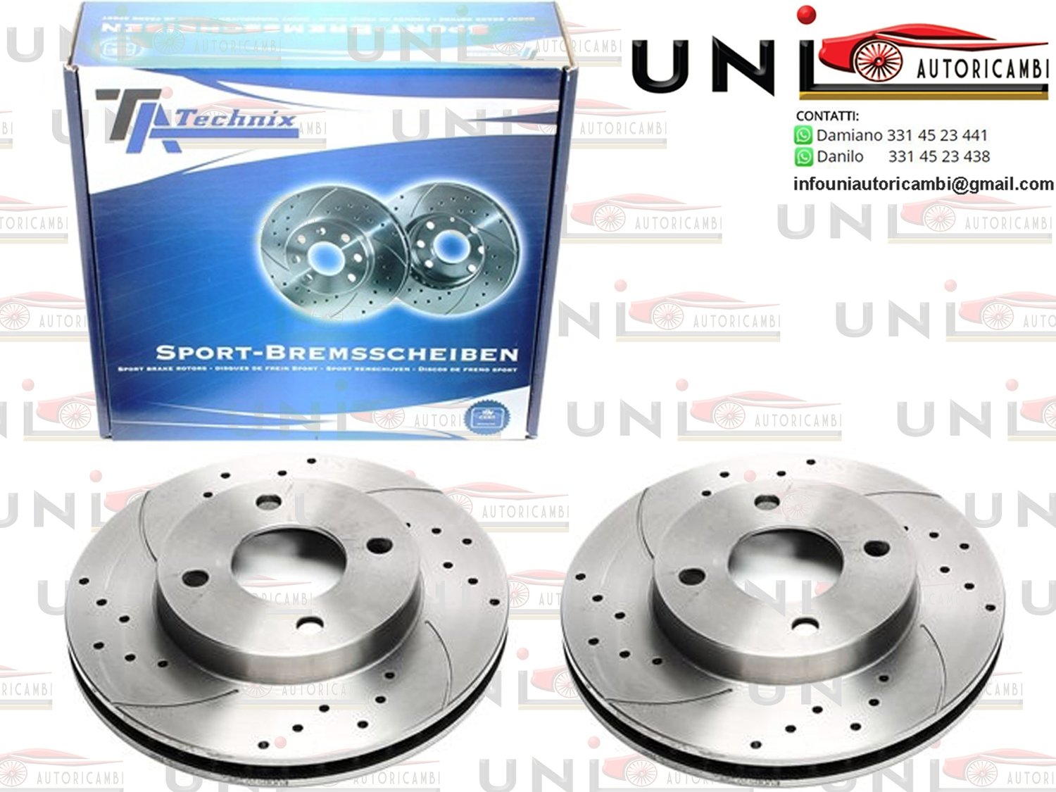 2X Dischi Sportivi Anteriori Nissan Micra III Typ K12, Note Typ E11