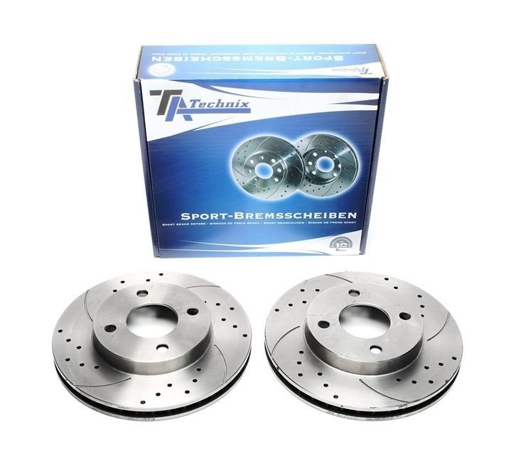 2X Dischi Sportivi Anteriori Nissan Micra III Typ K12, Note Typ E11