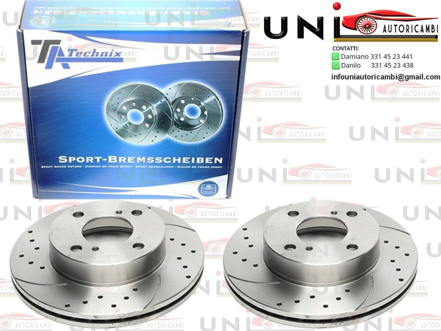 2X Dischi Sportivi Anteriori Nissan Pixo Typ HF/ Suzuki Alto Typ GF