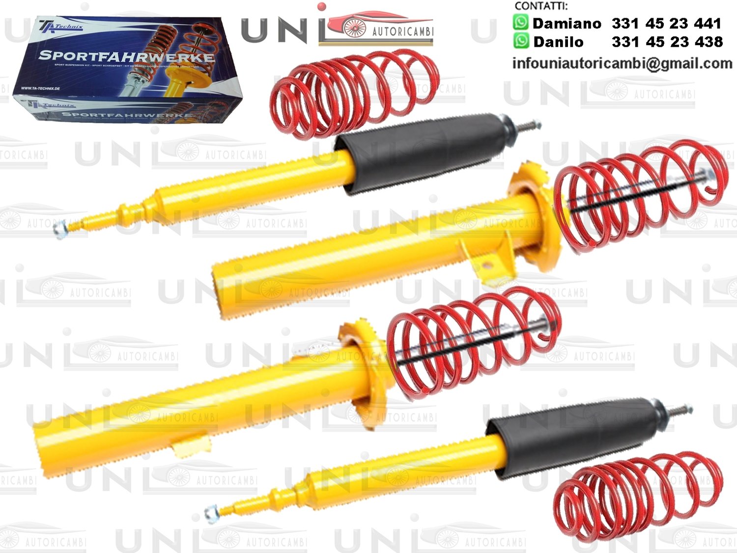 Kit Assetto Sportivo Fisso Tatechnix BMW Serie 1 Hatchback (187) da 2004 a 2013