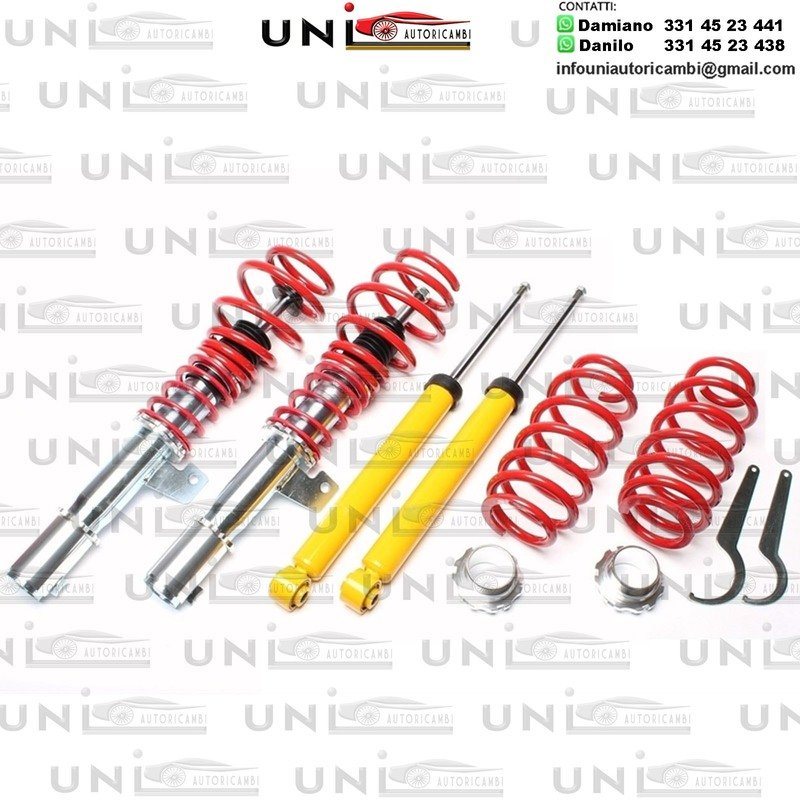 Assetto a Ghiera Regolabile per VW GOLF 5 PASSAT 3C - AUDI A3 8P - SEAT ALTEA 5P LEON 1P TOLEDO 5P -
