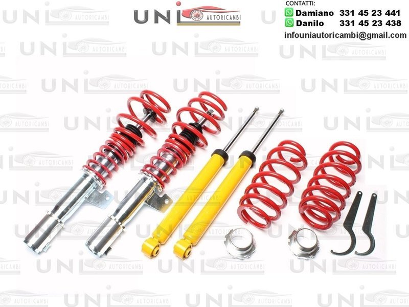 Assetto a Ghiera Regolabile per VW GOLF 5 PASSAT 3C - AUDI A3 8P - SEAT ALTEA 5P LEON 1P TOLEDO 5P -