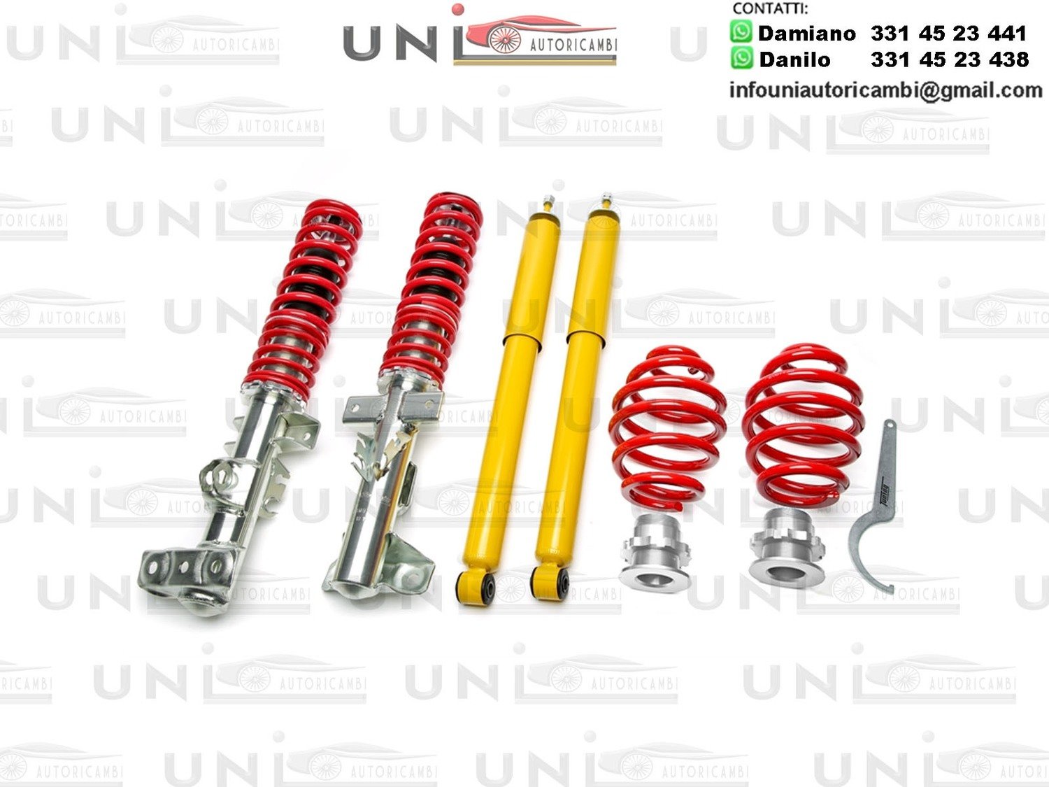 Assetto a Ghiera Regolabile per BMW Serie 3 tipo E36 COMPACT dal 06.1992 - Bmw Z3 da 09.1995 a 04.1998