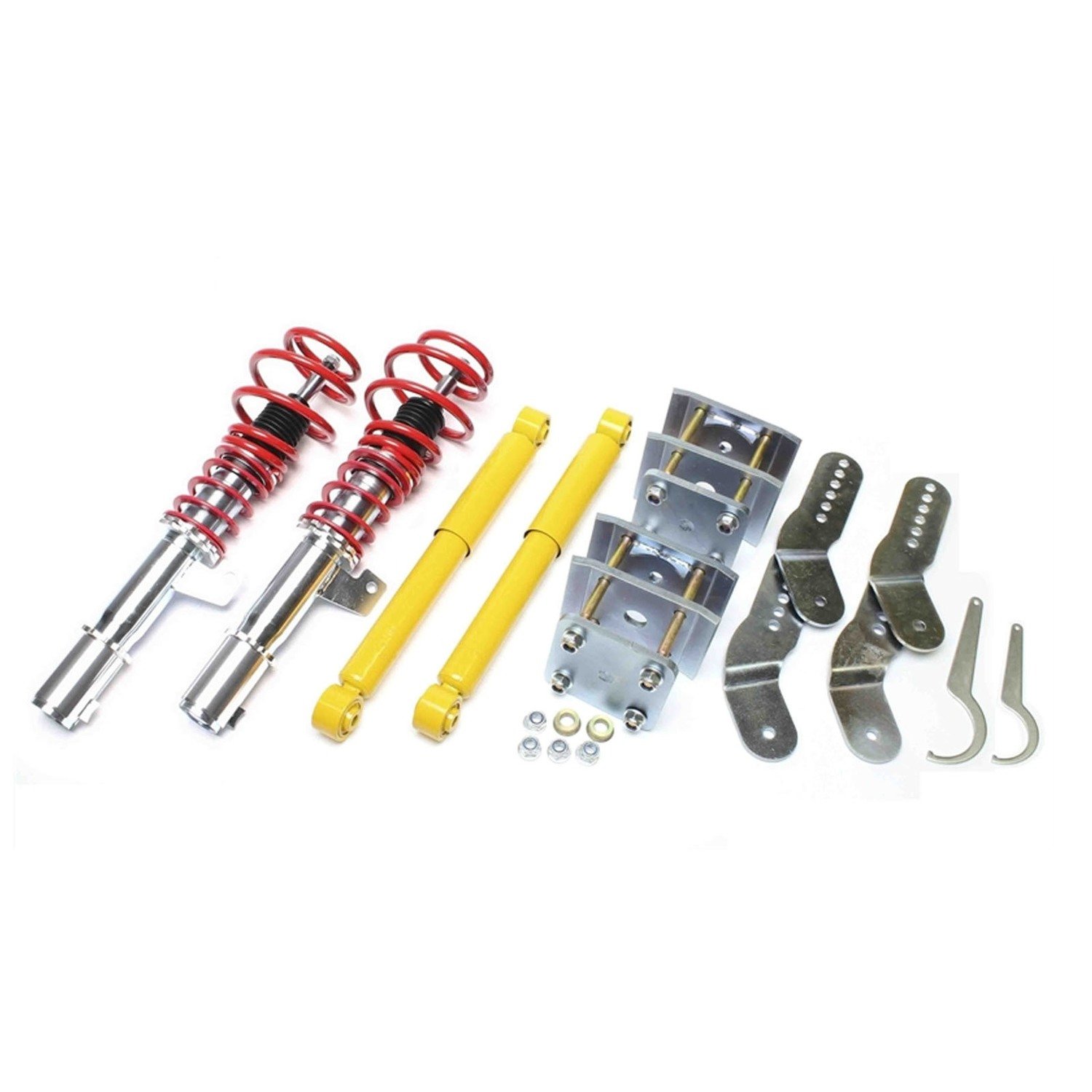 1 x Assetto a GHIERA REGOLABILE Volkswagen Caddy III 2K Anno da 2003 -