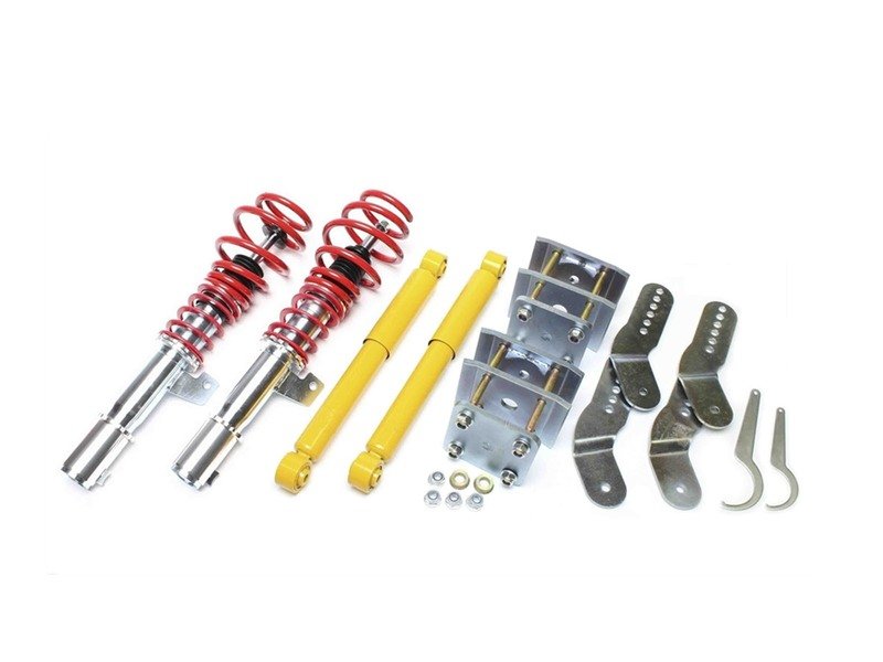 1 x Assetto a GHIERA REGOLABILE Volkswagen Caddy III 2K Anno da 2003 -