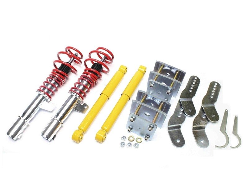 1 x Assetto a GHIERA REGOLABILE Volkswagen Caddy III 2K Anno da 2003 -
