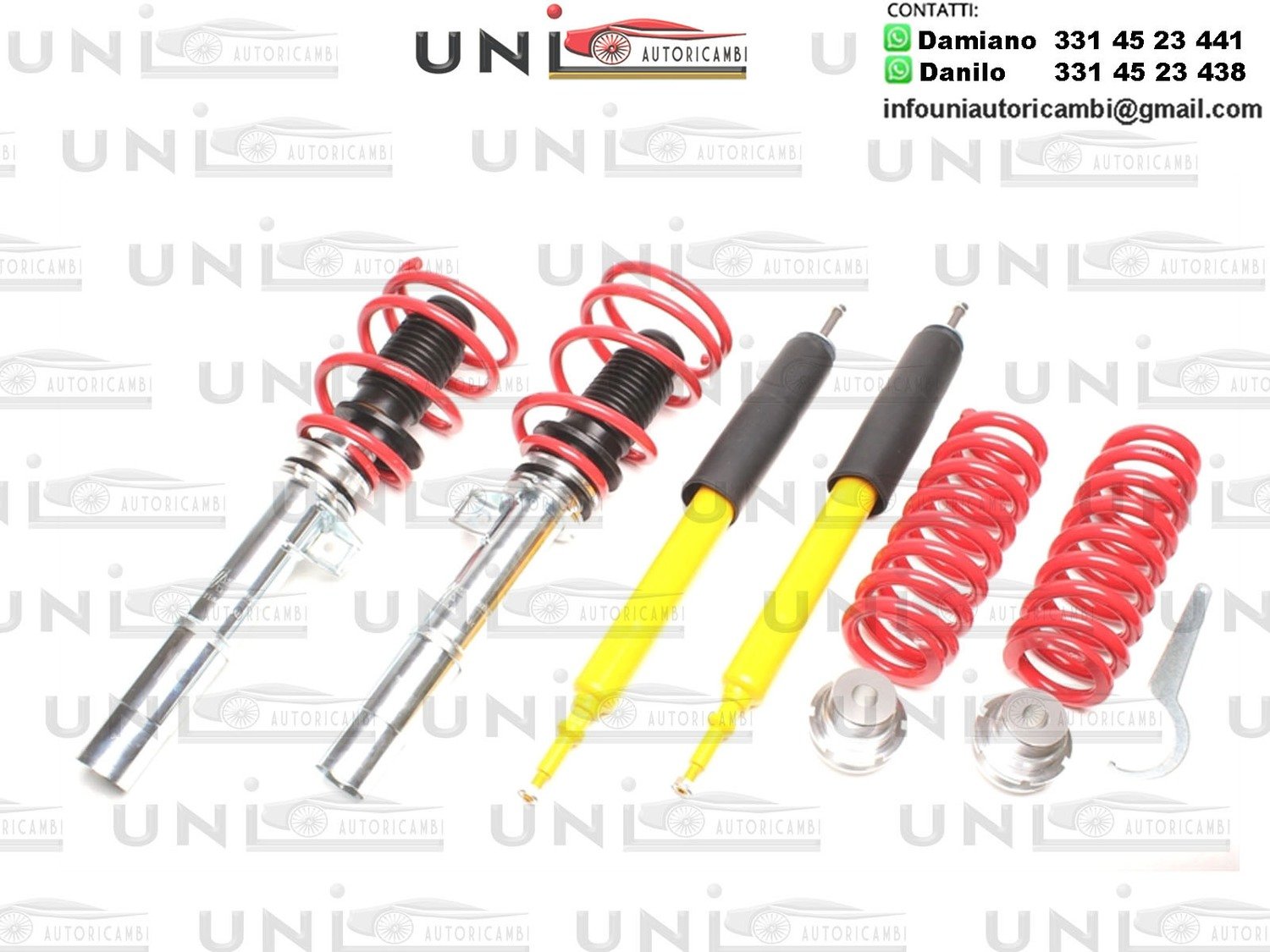 Assetto a GHIERA REGOLABILE 4x Ammortizzatori Molle per BMW SERIE 1 E88 , SERIE 3 E91 E92 E93