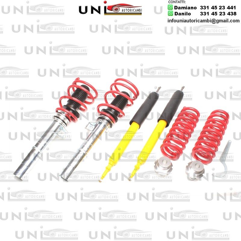 Assetto a GHIERA REGOLABILE 4x Ammortizzatori Molle per BMW SERIE 1 E88 , SERIE 3 E91 E92 E93