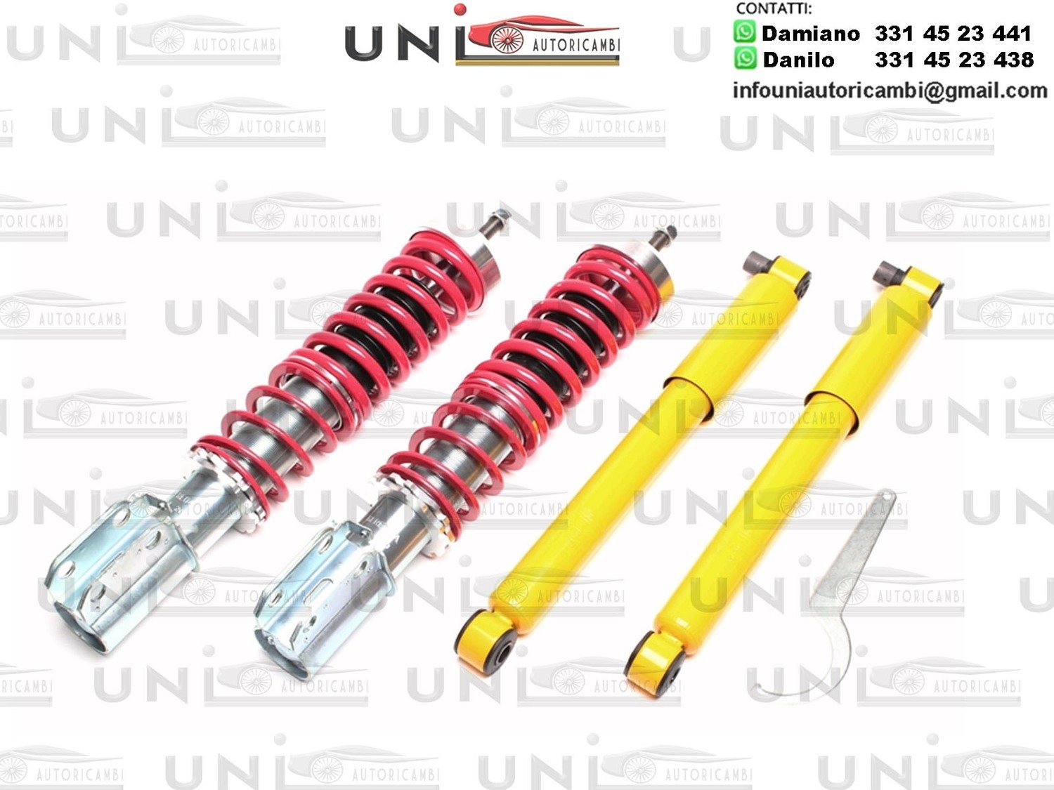 ASSETTO A GHIERA REGOLABILE Renault Megane I BA / DA / LA / EA Anno da 1995 - 2002 Incluso Coupe / Classic / Cabrio