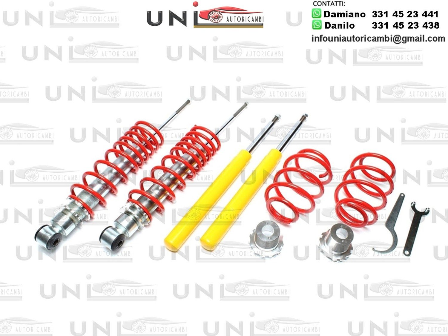 Assetto A Ghiera Regolabile per - Audi 80 Berlina, Tipo B4
- Aud 80 Avant, Tipo B4