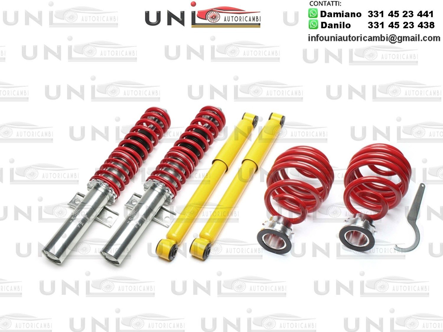 Assetto a Ghiera Regolabile Ta Technix - Ford Galaxy WGR dal 1995 - Seat Alhambra 7MS dal 1996 - VW Sharan 7M dal 1995