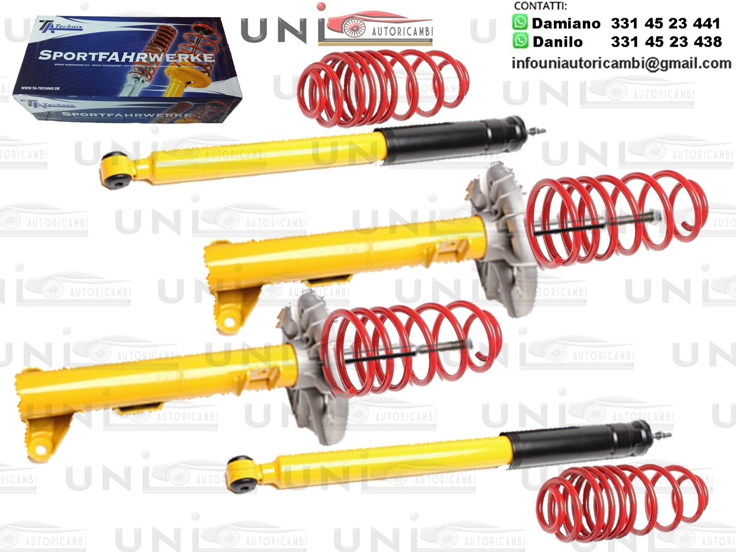 Kit Assetto Sportivo Fisso Tatechnix Mercedes Benz CLK (C209) da 2002 a 2009