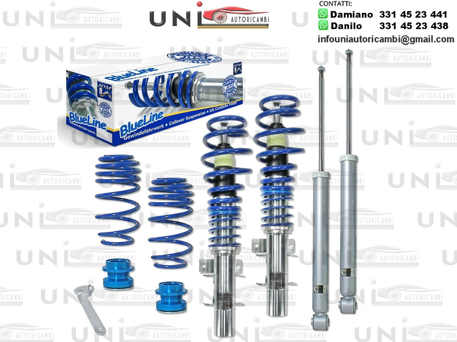 Assetto a Ghiera Regolabile Audi A2 8Z 1.4 / 1.4 TDI / 1.6 / Non Per Modelli 1.2 TDI da 1999 a 2005