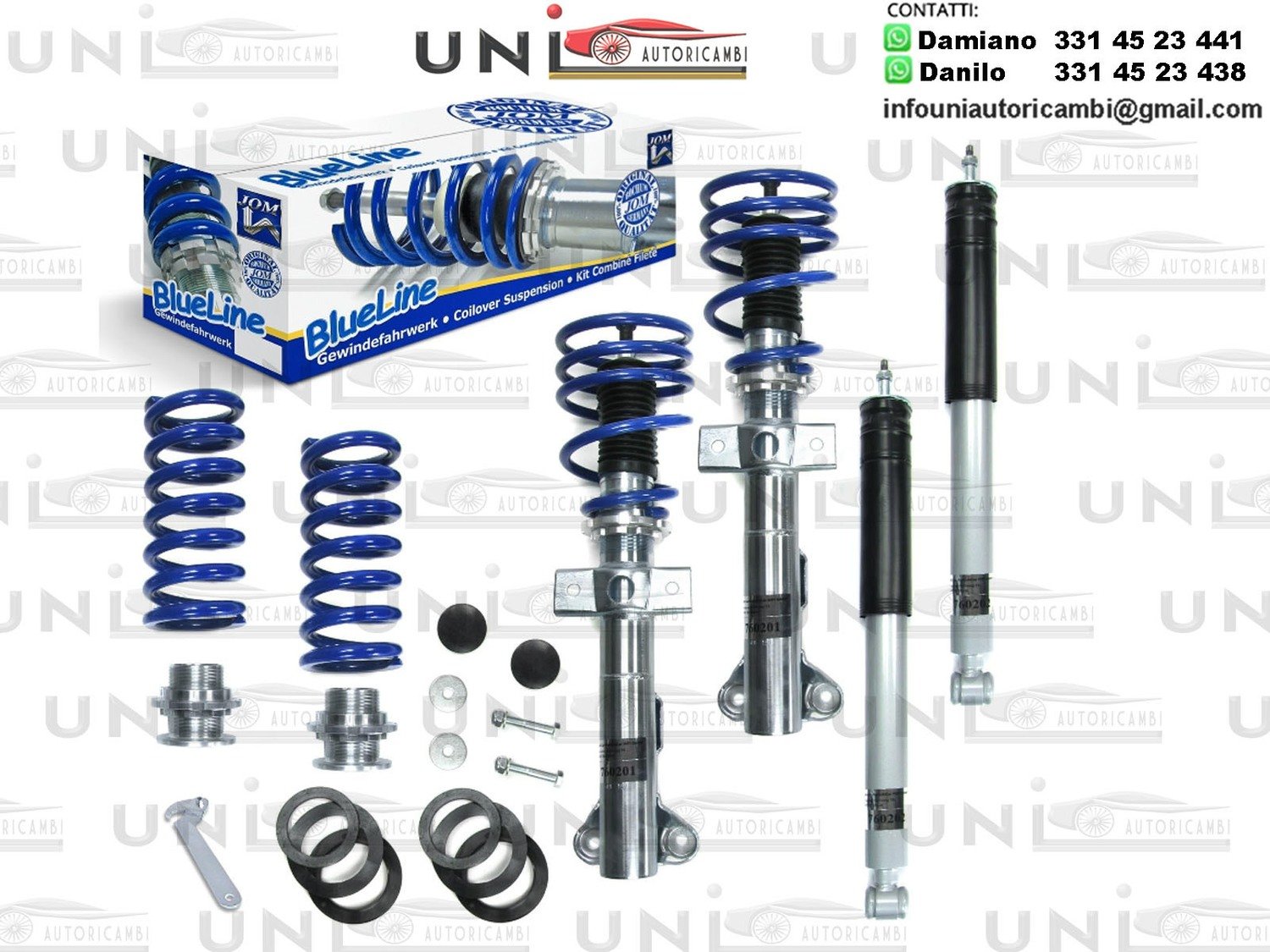 Assetto a Ghiera Regolabile Mercedes Benz SLK R171, 200 Kompressor / 280 / 300 / 350 da 2004 a 2011