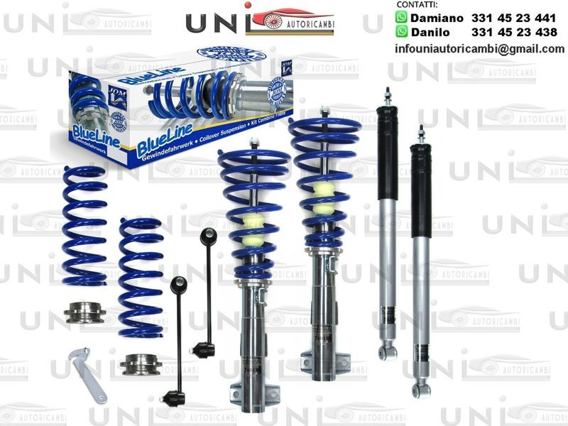 Assetto a Ghiera Regolabile Mercedes CLASSE C (W209) CLK 200 Kompressor / 220 CDI / 240 / 270 CDI / 280 / 320 / CDI / 350 / 500 da 2002 a 2009