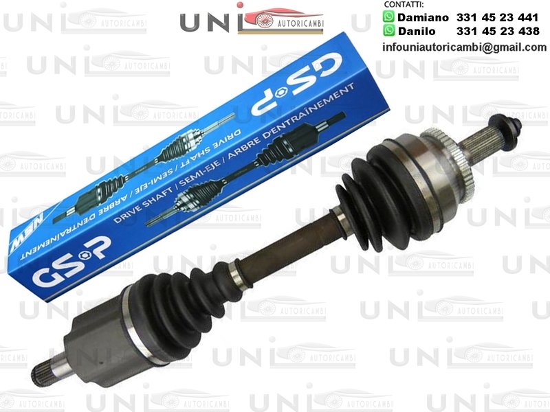2X Semiassi Anteriori / Albero Motore Sinistro + Destro Ford Trantirt Connect da 2002 a 2013