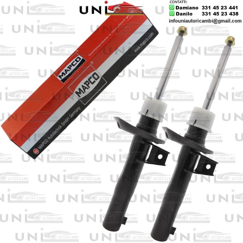 2 Ammortizzatori Anteriori Rinforzati a Gas per AUDI / SEAT / SKODA / VW