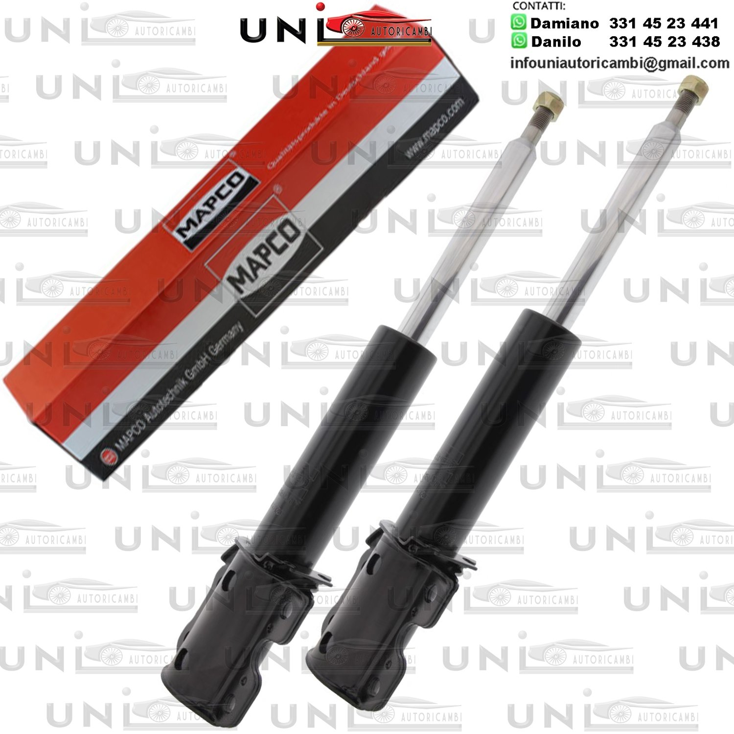 2 Ammortizzatori Anteriori Rinforzati a Gas Mercedes-Benz Sprinter