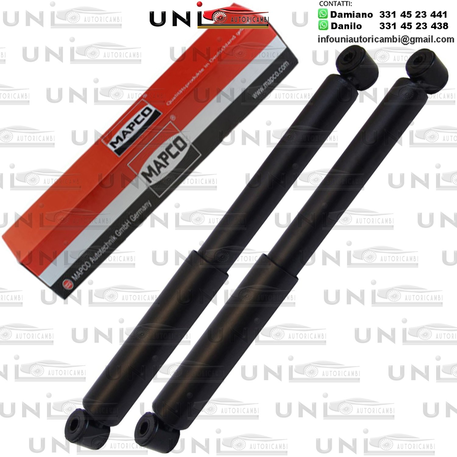 2 Ammortizzatori Posteriori Rinforzati a Gas Mercedes-Benz Sprinter