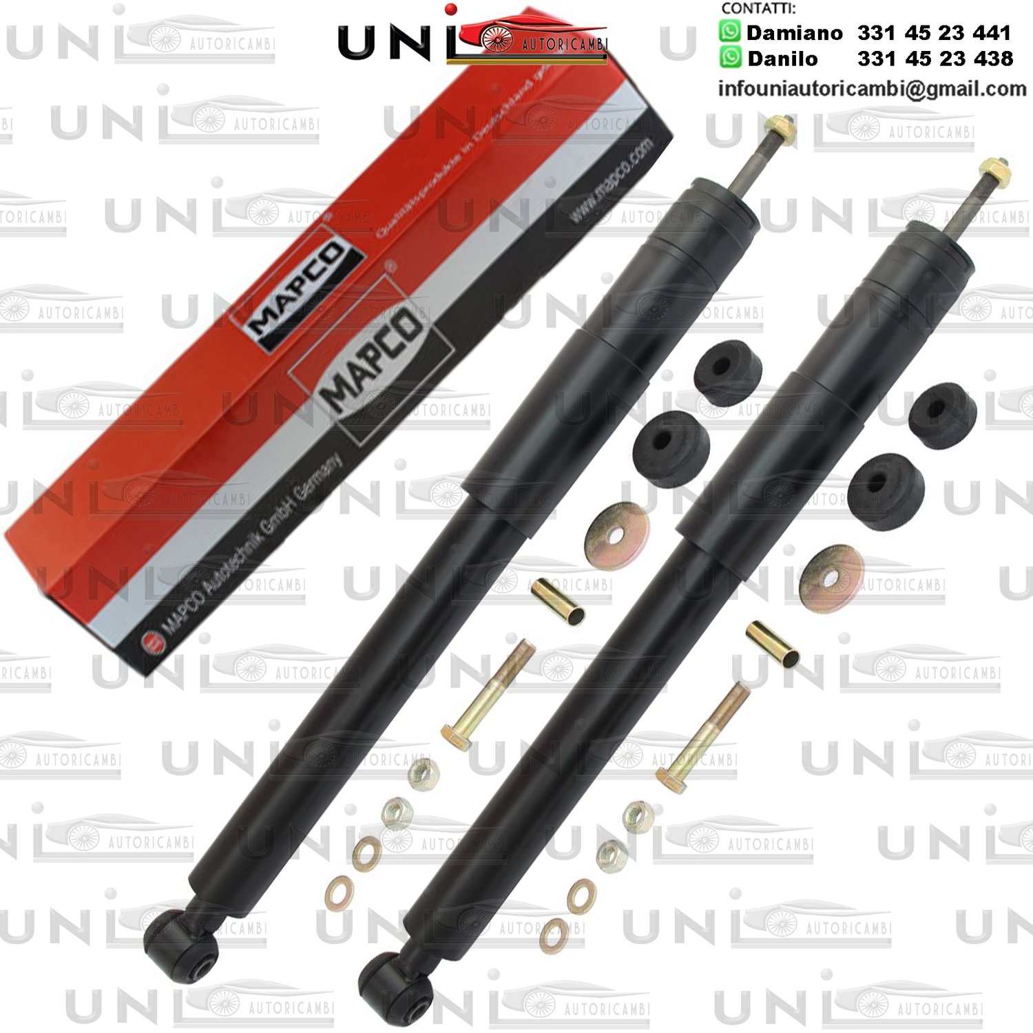 2 ​Ammortizzatori Posteriori Rinforzati a Gas Mercedes-Benz Classe E