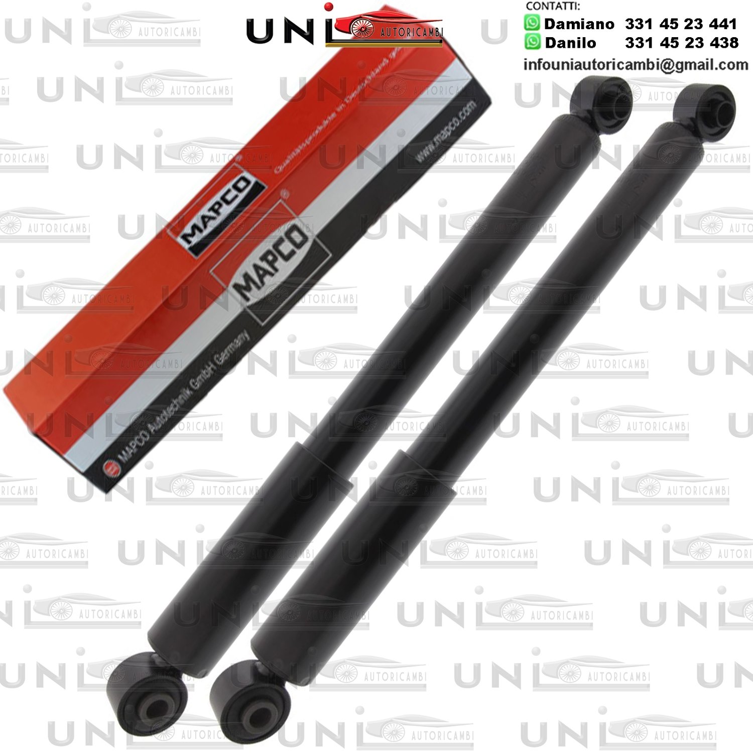 2 Ammortizzatori Posteriori Rinforzati a Gas Mercedes-Benz Classe V