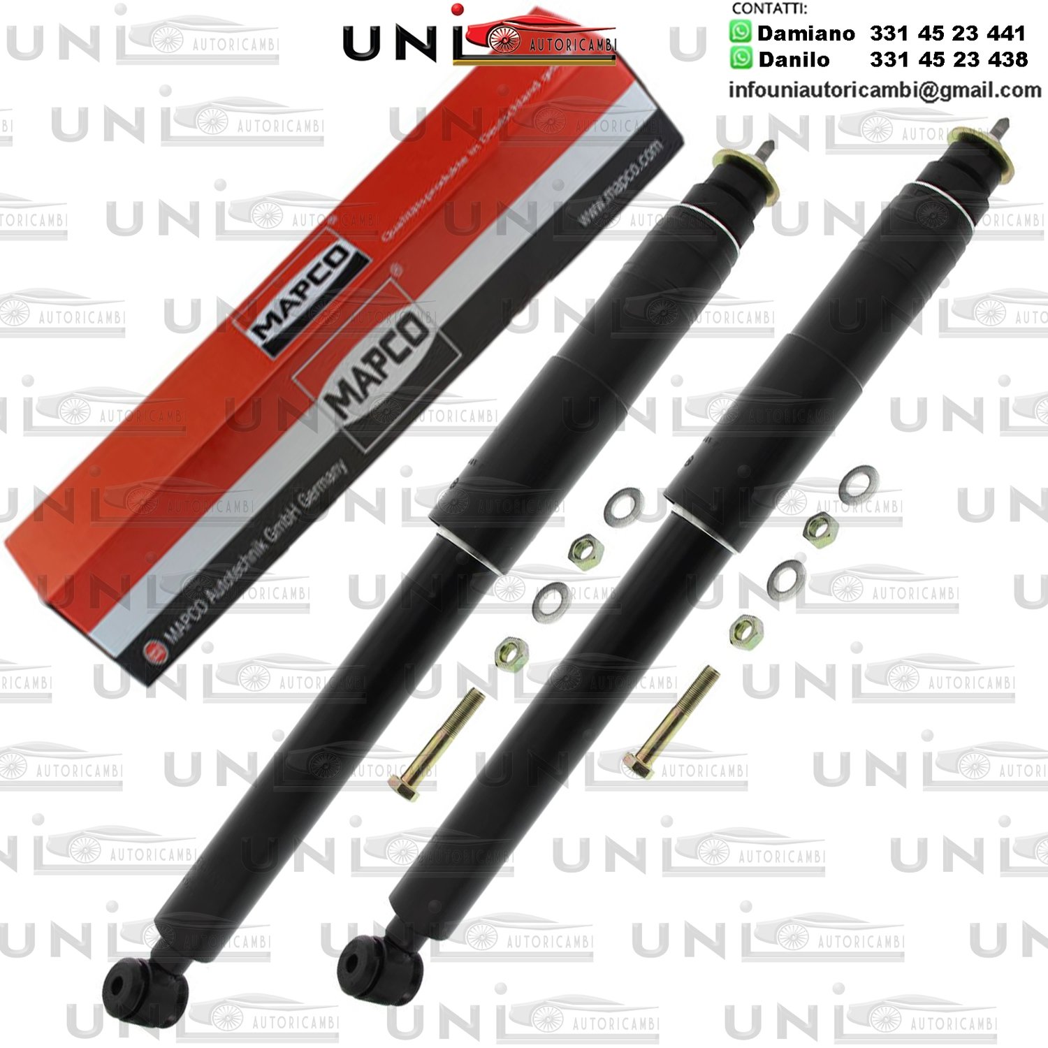 2 ​Ammortizzatori Posteriori Rinforzati a Gas Mercedes-Benz Classe​ C