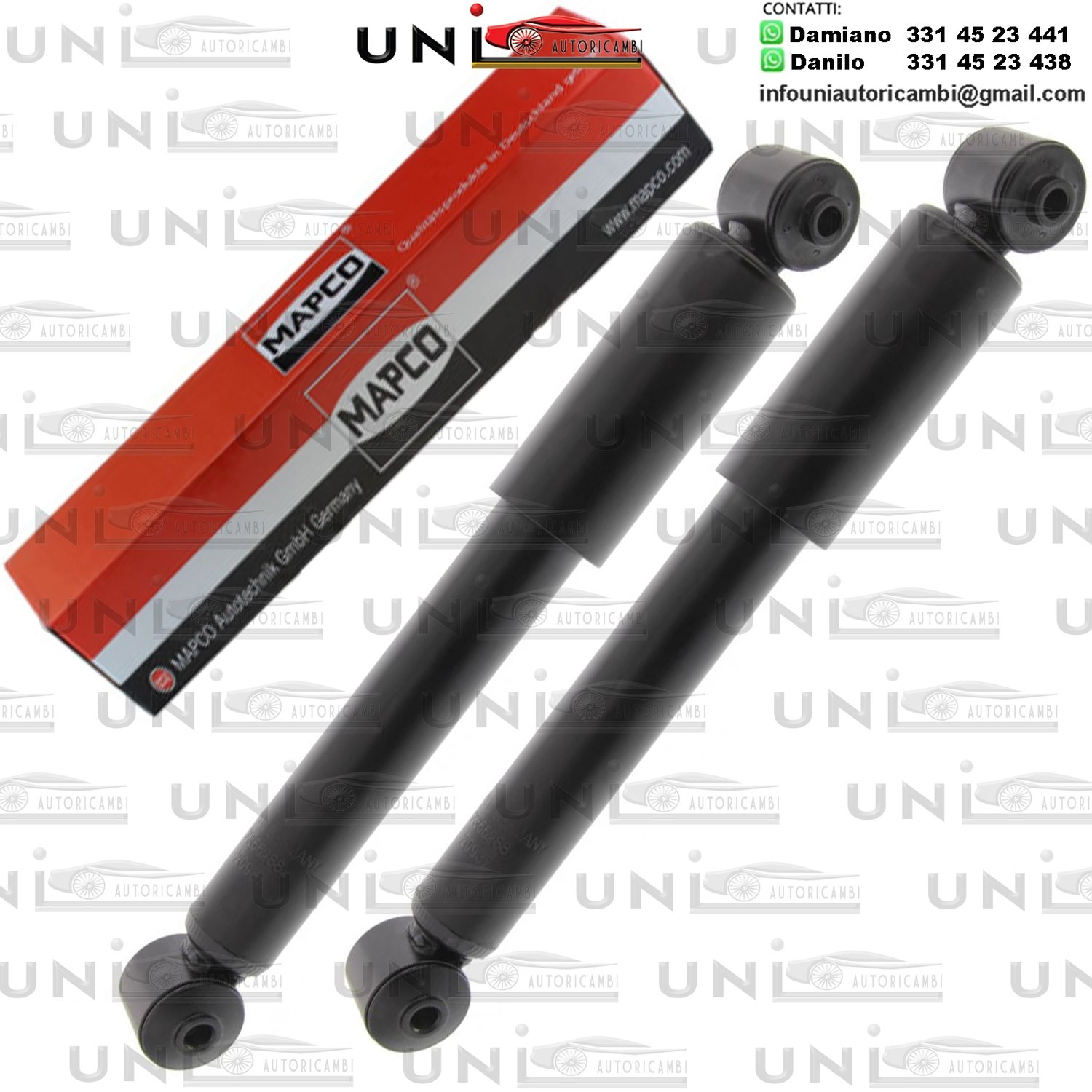 2 ​Ammortizzatori Posteriori Rinforzati a Gas Smart​ Cabrio