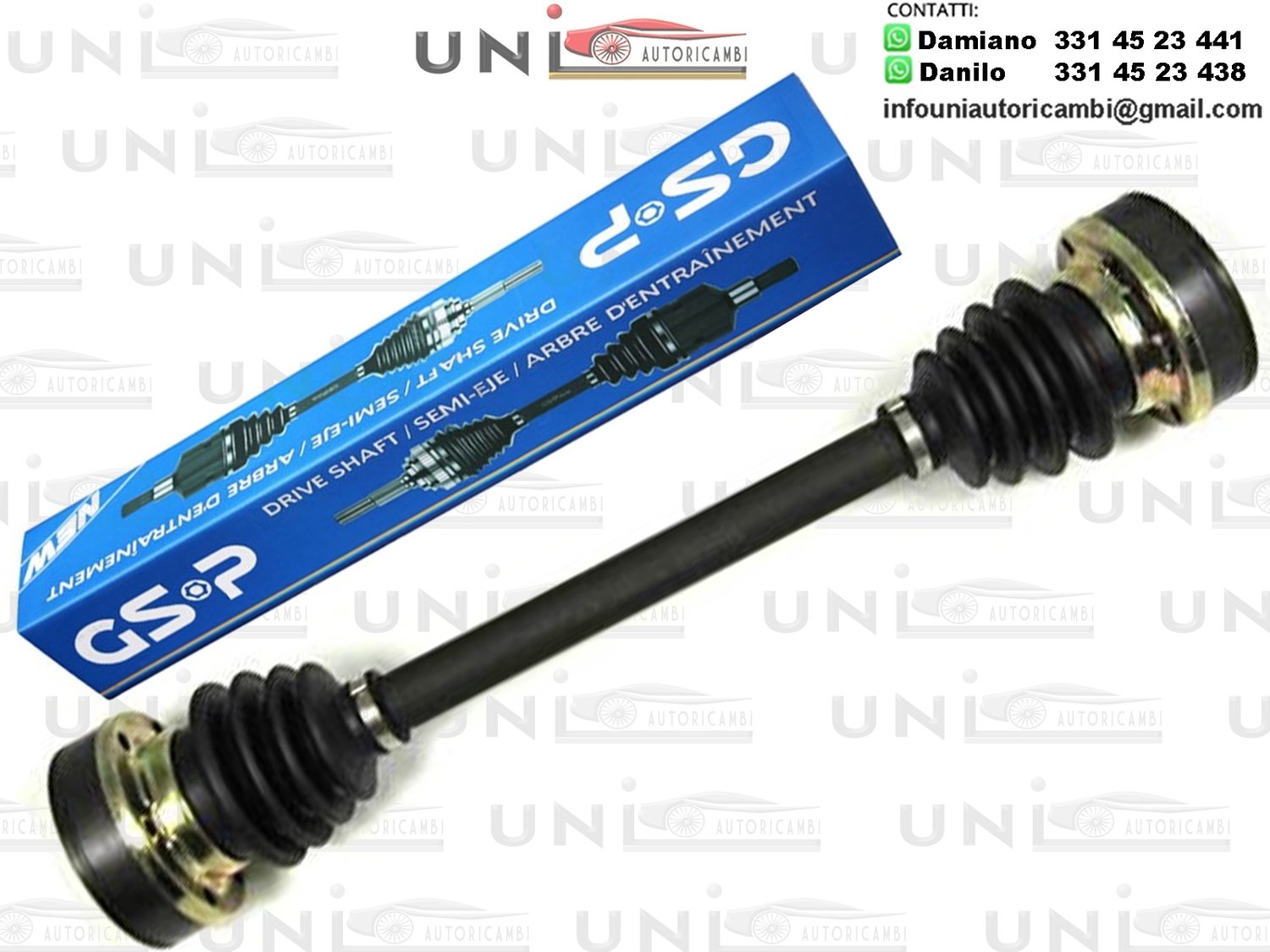 1X Semiasse Posteriore Bilaterale VW TRANSPORTER III 1.6D-2.1 01.81-07.92