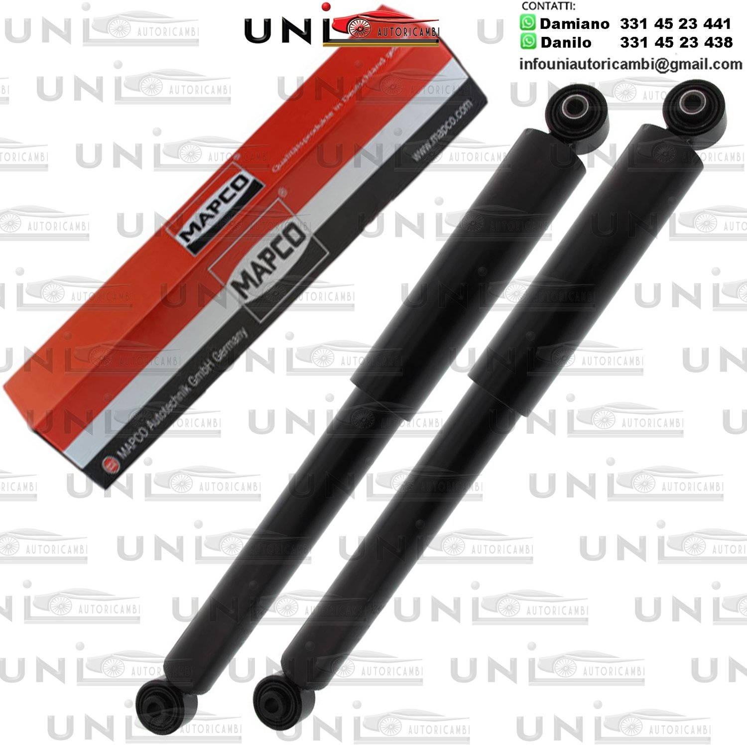 2 Ammortizzatori Posteriori Rinforzati a Gas Chevrolet Captiva