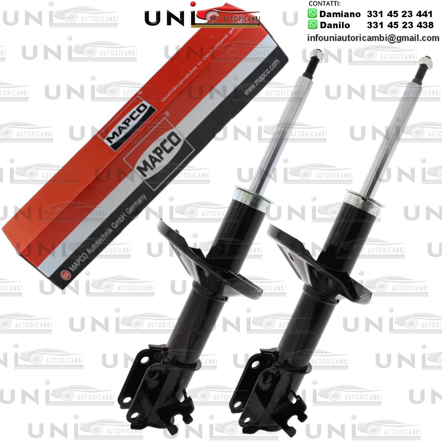 2 Ammortizzatori Anteriori Rinforzati a Gas Chevrolet Lacetti